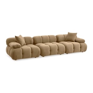 Pemberly Row Contemporary Accent Performance Velvet Modular Sofa
