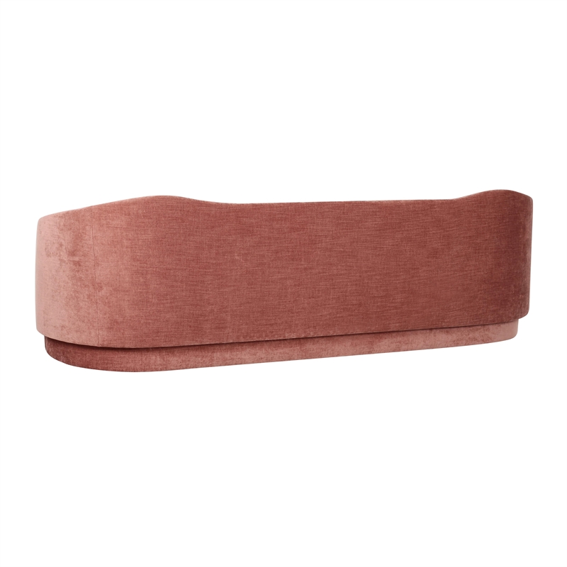 Pemberly Row Handmade Contemporary Accent Mauve Textured Velvet Sofa