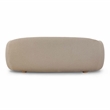 Pemberly Row Contemporary Accent Light Brown Finish Boucle Sofa