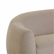 Pemberly Row Contemporary Accent Light Brown Finish Boucle Sofa