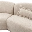Pemberly Row Transitional Two-Tone Textured Boucle Large Sectional