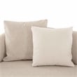 Pemberly Row Contemporary Cream Boucle Left Arm 2-Seater Loveseat