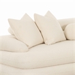 Pemberly Row Contemporary Cream Boucle Modular LAF Sectional