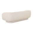 Pemberly Row Upholstered Contemporary Accent Cream Boucle Sofa