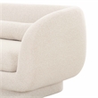 Pemberly Row Upholstered Contemporary Accent Cream Boucle Sofa