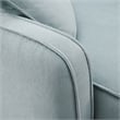 Pemberly Row Seafoam Performance Corduroy Velvet Armless Chair