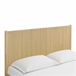 Pemberly Row Contemporary Accent Natural Finish Wood Queen Bed