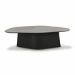 Pemberly Row Contemporary Accent Black Ash Geometric Coffee Table