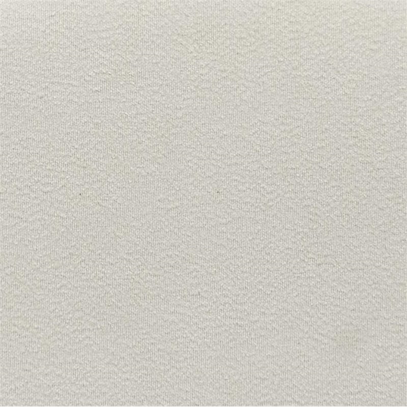 Pemberly Row Contemporary Accent Cream Finish Boucle Twin Bed