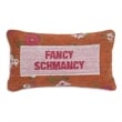 Pemberly Row Contemporary Fancy Schmancy Jacquard Cotton Pillow