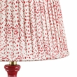 Pemberly Row Contemporary Accent High Gloss Pink Spotted Floor Lamp