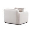 Pemberly Row White Sand Performance Corduroy Velvet LAF Corner Chair