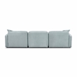 Pemberly Row Seafoam Performance Corduroy Velvet Modular Sofa