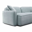 Pemberly Row Seafoam Performance Corduroy Velvet Modular Loveseat