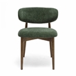 Pemberly Row Forest Green Performance Textured Velvet Dining Chair