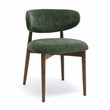 Pemberly Row Forest Green Performance Textured Velvet Dining Chair