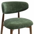 Pemberly Row Forest Green Performance Textured Velvet Counter Stool