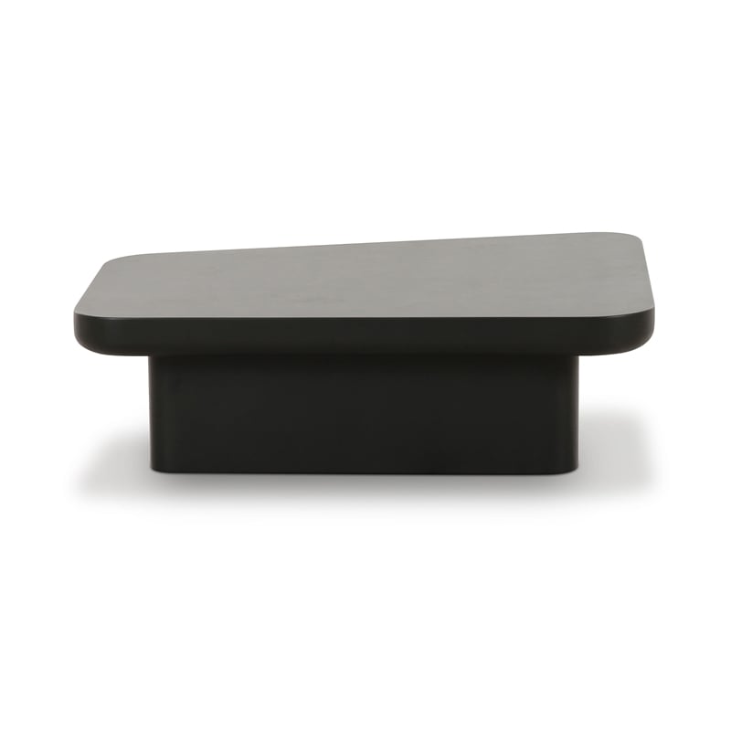 Pemberly Row Contemporary Accent Black Finish Large Coffee Table