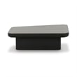 Pemberly Row Contemporary Accent Black Finish Large Coffee Table