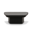 Pemberly Row Contemporary Accent Black Finish Small Coffee Table