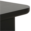 Pemberly Row Contemporary Accent Black Finish Small Coffee Table