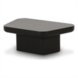 Pemberly Row Contemporary Accent Black Finish Small Coffee Table