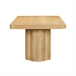 Pemberly Row Contemporary Accent Natural Ash Finish Dining Table