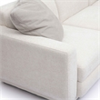 Pemberly Row Contemporary Accent Cream Chenille Modular Long Sofa