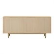 Pemberly Row Contemporary Accent Washed Natural Ash Sideboard