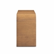 Pemberly Row Contemporary Hump 6 Drawer Natural Wooden Dresser