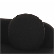Pemberly Row Upholstered Contemporary Accent Black Boucle Sectional