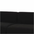 Pemberly Row Upholstered Contemporary Accent Black Boucle Sofa