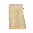 Pemberly Row Contemporary Accent Natural Finish Rattan Nightstand