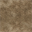 Pemberly Row Contemporary Taupe Straight Vegan Shearling Large Bench