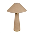 Pemberly Row Contemporary Accent Natural Finish Jute Table Lamp