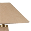 Pemberly Row Contemporary Accent Natural Finish Jute Table Lamp