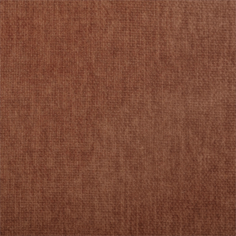 Pemberly Row Contemporary Rust Red Performance Chenille Dining Chair