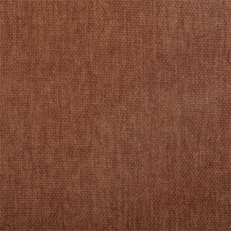 Pemberly Row Contemporary Rust Red Performance Chenille Counter Stool