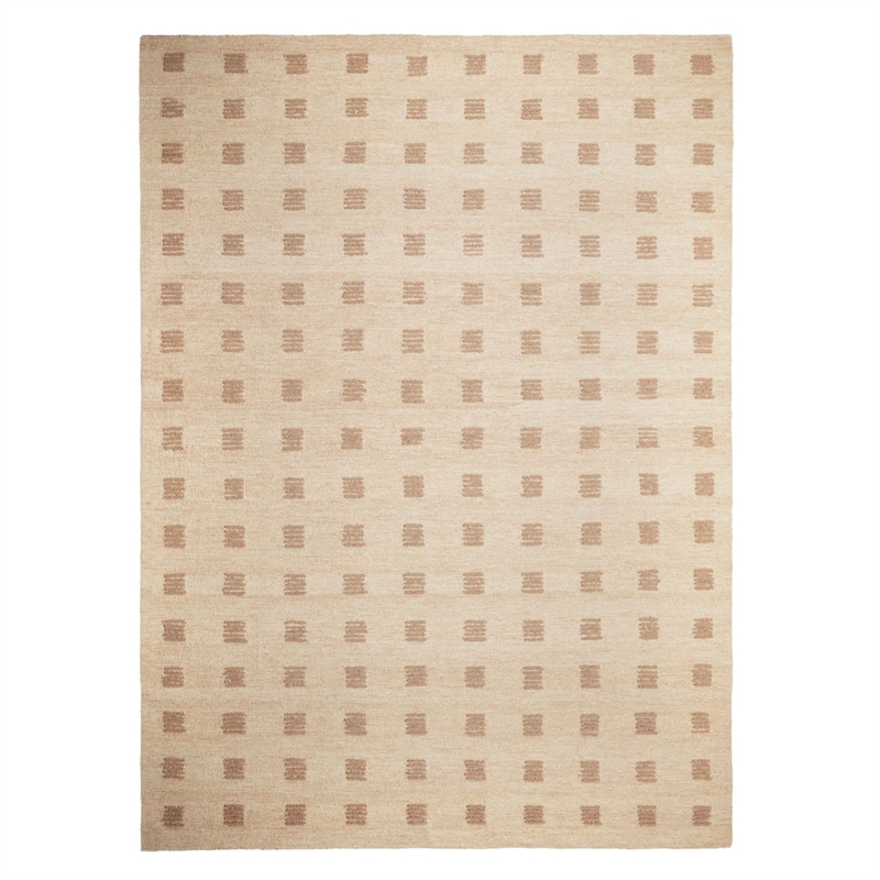 Pemberly Row Contemporary Natural Hand-Tufted Large 9' x 12' Floor Rug
