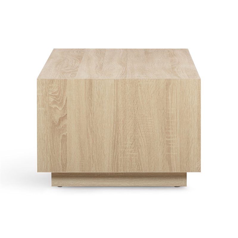 Pemberly Row Contemporary Coffee Table in Faux Wood Coffee Table