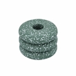 Pemberly Row Contemporary Speckled Green Stacked Candleholder