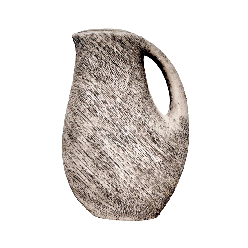 Pemberly Row Contemporary Accent Handmade Earthenware Water Can Vase