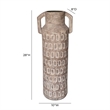Pemberly Row Contemporary Accent Earthenware Diode Flower Vase