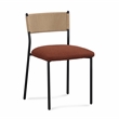 Pemberly Row Maroon Performance Boucle Dining Chair - Set of 2