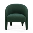 Pemberly Row Contemporary Forest Green Chenille Accent Chair
