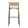 Pemberly Row Contemporary Tan Performance Speckled Boucle Counter Stool