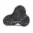 Pemberly Row Slab Black Marble Concrete Indoor / Outdoor Side Table