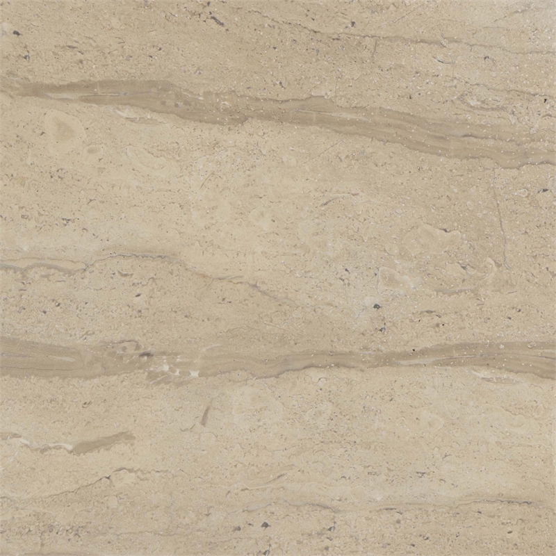 Pemberly Row Faux Travertine Indoor/Outdoor Concrete Side Table