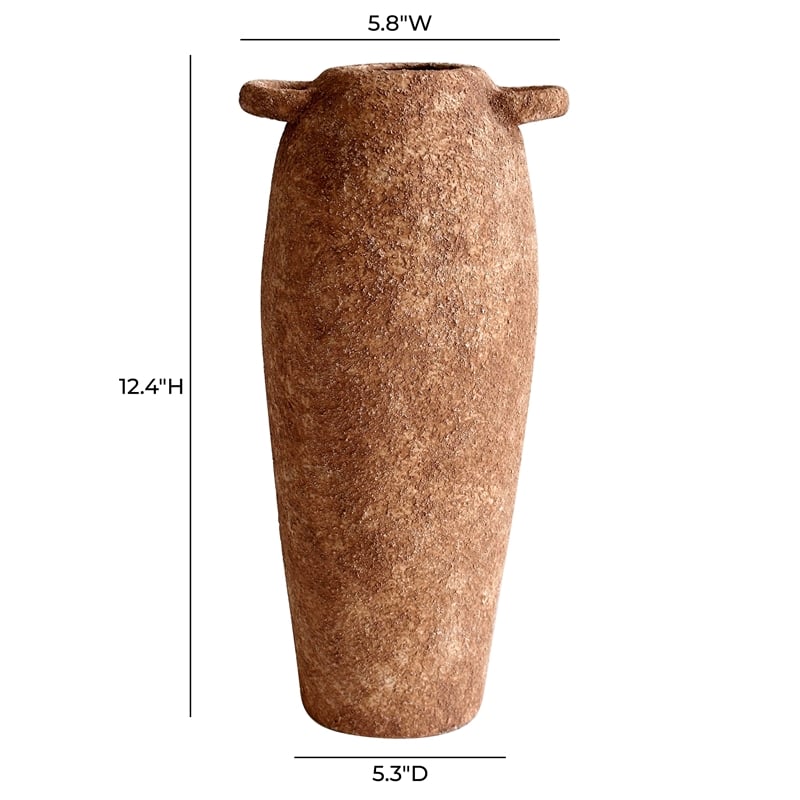 Pemberly Row Contemporary Accent Earthenware Narrow Ceramic Vase