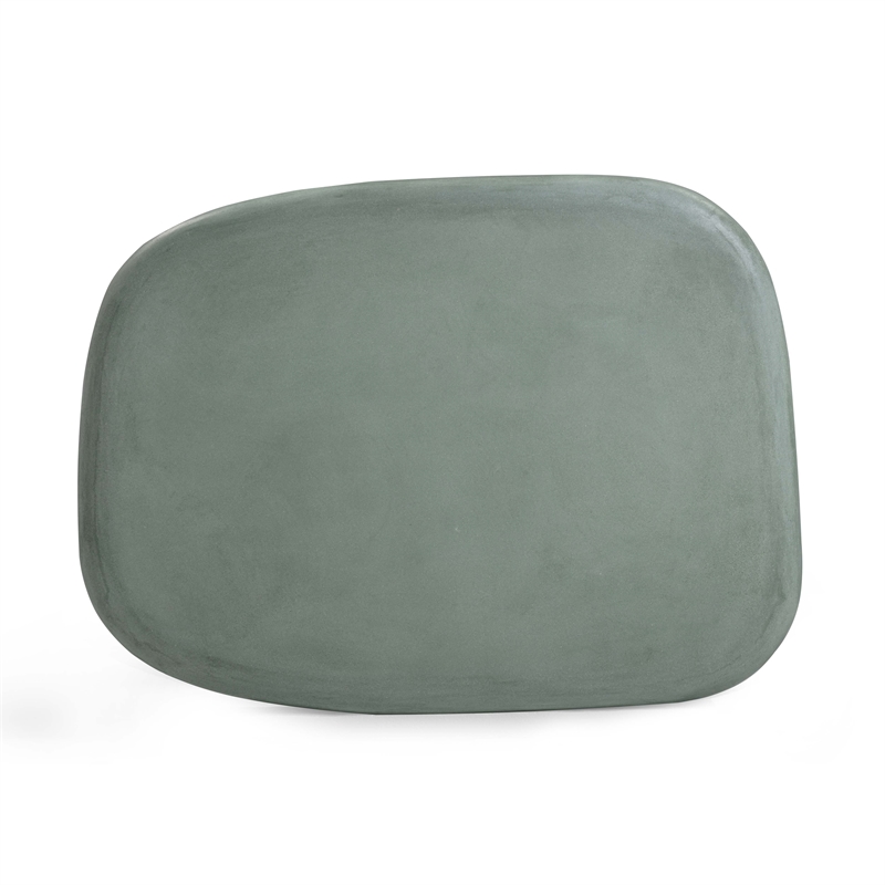 Pemberly Row Contemporary Green Indoor / Outdoor Coffee Table